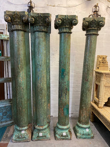 Antique 19th century pillars AH74
