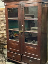 Load image into Gallery viewer, WOODEN GLASS ALMIRAH