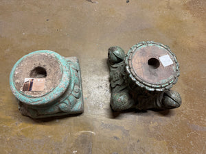 Antique 19th century pillars AH74
