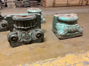 Antique 19th century pillars AH74
