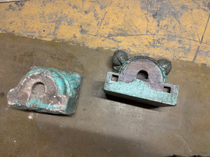 Antique 19th century pillars AH74