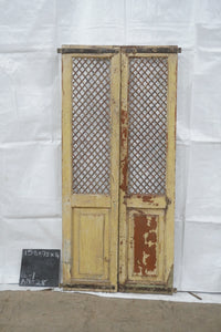WOODEN JAALI DOOR AN28
