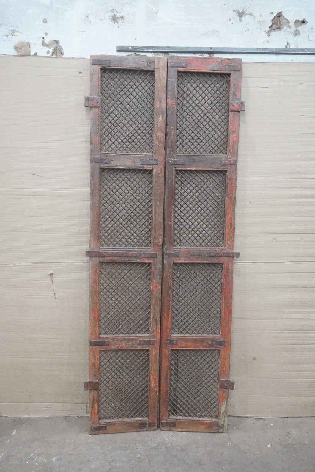 WOODEN JAALI DOOR AN35