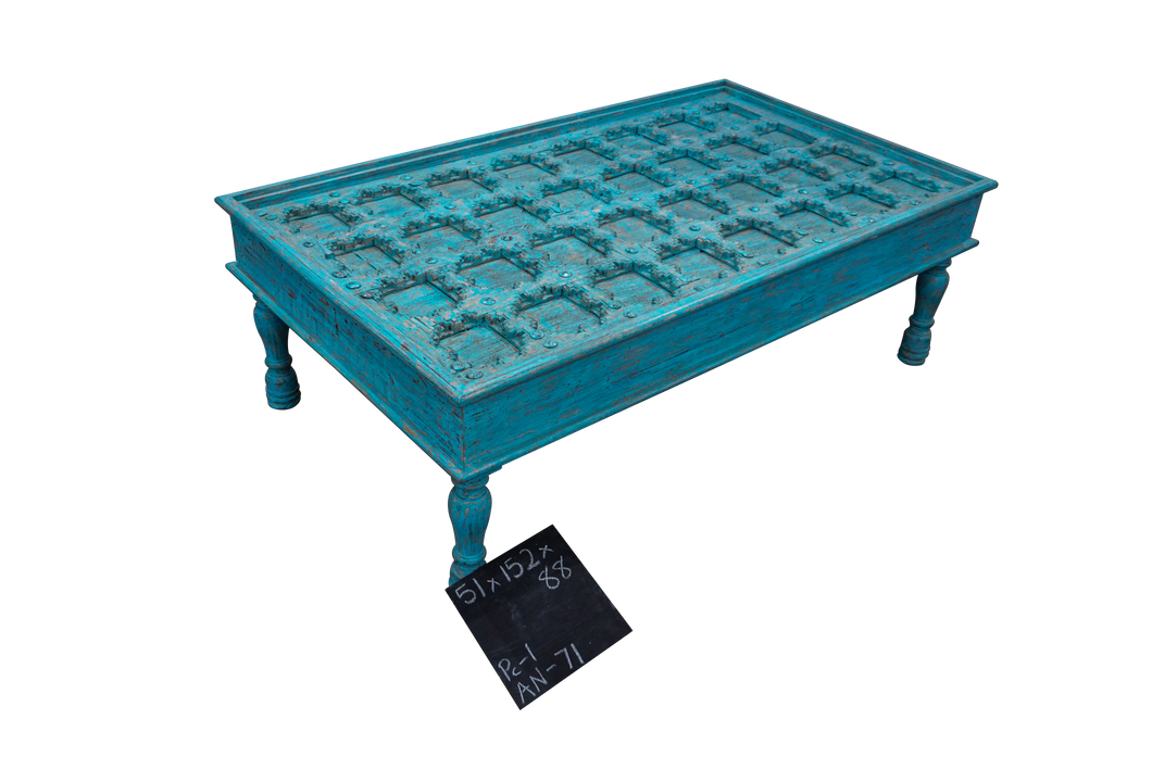 WOODEN COFFEE TABLE WITHOUT GLASS AN71
