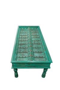 WOODEN COFFEE TABLE WITHOUT GLASS AN72