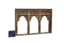 Load image into Gallery viewer, Wooden 3 arch mirror frame
