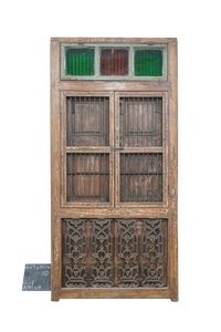 WOODEN DOOR WINDOW