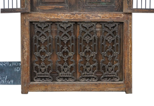 WOODEN DOOR WINDOW