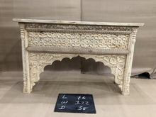 Load image into Gallery viewer, WOODEN BLEACH CONSOLE TABLE

