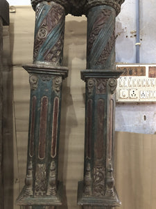 WOODEN PILLAR SET AH73