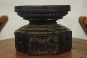 WOODEN CANDLE STAND