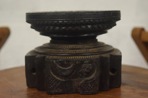 WOODEN CANDLE STAND