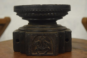 WOODEN CANDLE STAND