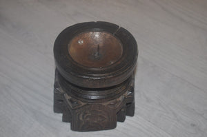 WOODEN CANDLE STAND