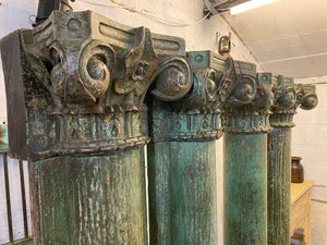Antique 19th century pillars AH74