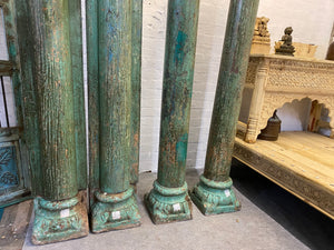 Antique 19th century pillars AH74