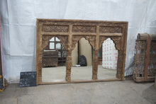 Load image into Gallery viewer, Wooden 3 arch mirror frame
