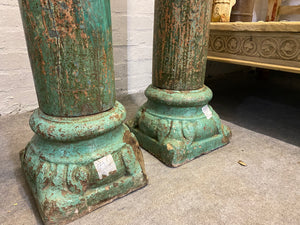 Antique 19th century pillars AH74
