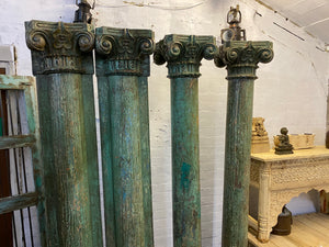 Antique 19th century pillars AH74