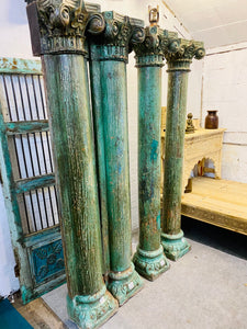 Antique 19th century pillars AH74